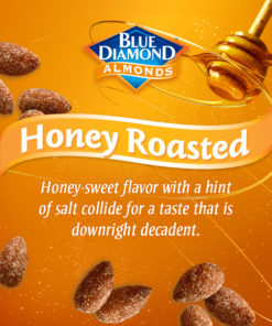 Blue Diamond Honey Roasted Almonds 6 oz. Canister