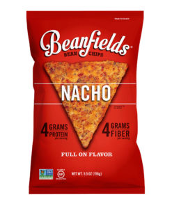 Beanfields Nacho Bean & Rice Chips, 5.5 oz, (Pack of 6)