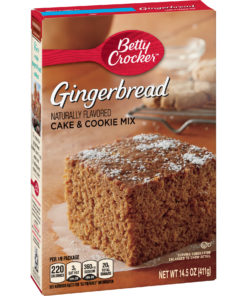 Betty Crocker Gingerbread Cake and Cookie Mix, 14.5 oz