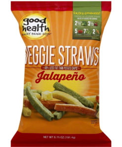 Good Health Jalapeno Veggie Straws, 6.75 oz, (Pack of 10)