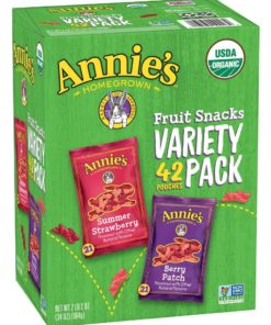 Annie’s Fruit Snacks Variety Pack 42 pouches