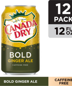 Canada Dry Bold Ginger Ale, 12 fl oz cans, 12 pack