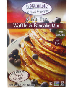 Namaste Foods Waffle & Pancake Mix, 21 oz, (Pack of 6)