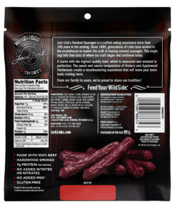 Jack Link’s Smokehouse Smoked Sausages, Spicy Red Pepper, 4oz