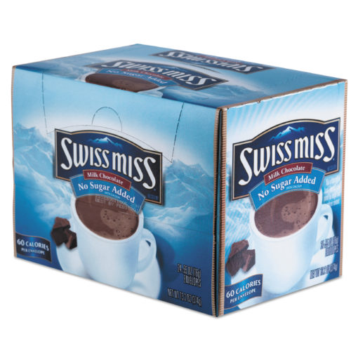 Swiss Miss Hot Cocoa Mix, No Sugar Added, 24 packets
