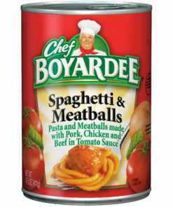 Chef Boyardee Mini Ravioli and Spaghetti & Meatballs 12 6-15 oz. Variety 12 Pack.