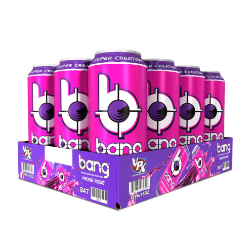 Bang Frose Rose Energy Drink with Super Creatine, 16oz 12pk