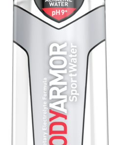 BODYARMOR SportWater Alkaline Water, Superior Hydration, High Alkaline Water pH 9+, Electrolytes, Perfect for your Active Lifestyle, 1L, 12 ct