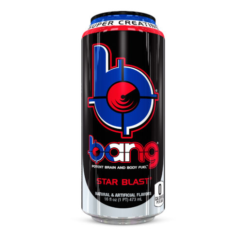 BANG Star Blast Energy Drink with Super Creatine, 16oz 12pk