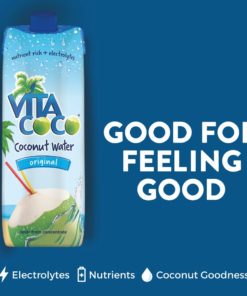 Vita Coco Coconut Water, Pure, 33.8 Fl Oz, 12 Count
