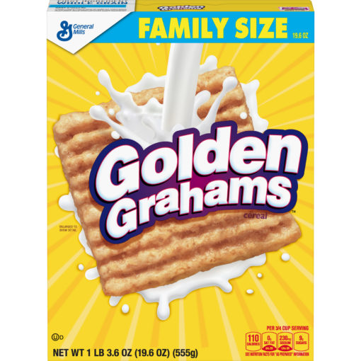 Golden Grahams Cereal, with Whole Grain, 19.6 oz