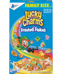 Lucky Charms Frosted Flakes, Marshmallow Cereal, 20.9 oz