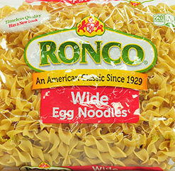 (4 Pack) American Italian Pasta Ronco Makes A Meal Egg Noodles, 12 oz