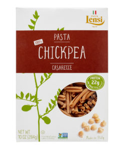 (2 pack) Lensi 100% Chickpea Casarecce Pasta, 10 oz