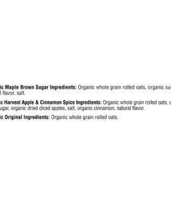 Quaker Instant Oatmeal, Organic, Variety Pack, 8 Packets (3 Maple & Brown Sugar, 2 Apple & Cinnamon Spice, 3 Original)