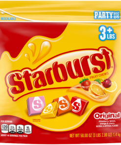 STARBURST Original Fruit Chews Candy, 50-Ounce Party Size Resealable Bag