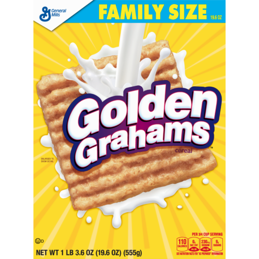 Golden Grahams Cereal, with Whole Grain, 19.6 oz