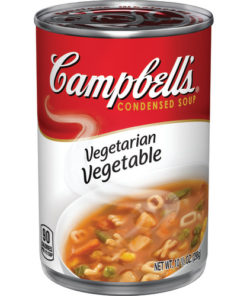 (4 pack) Campbell’s Condensed Vegetarian Vegetable Soup, 10.5 oz. Can