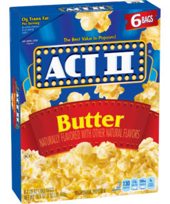 Act II Butter Microwave Popcorn 2.75 Oz 6 Ct