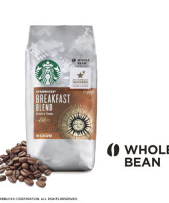 Starbucks Medium Roast Whole Bean Coffee — Breakfast Blend — 1 bag (12 oz.)