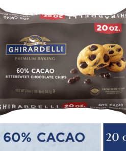Ghirardelli 60% Cacao Bittersweet Chocolate Premium Baking Chips – 20 oz.