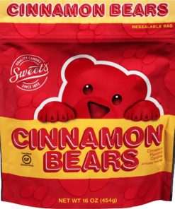Sweet’s Cinnamon Flavored Gummies Bear Candies, 16 Oz.