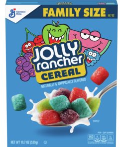 Jolly Rancher Cereal, Fruity Cereal, 18.7 oz.