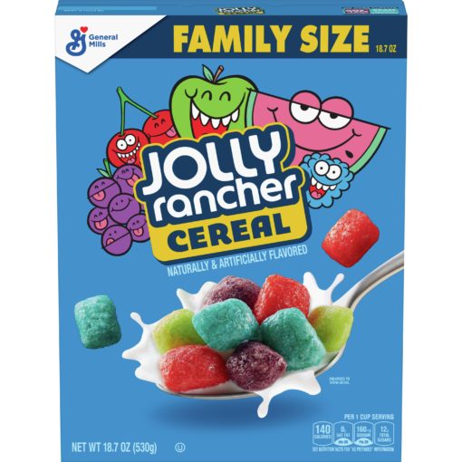 Jolly Rancher Cereal, Fruity Cereal, 18.7 oz.