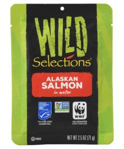 Wild Selections Alaskan Pink Salmon in Water, 2.5 Ounce Pouch