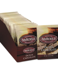 PapaNicholas, PCO79224, Premium Hot Cocoa – Dutch Chocolate, 24 / Carton