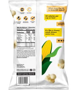 Smartfood Smart50 White Cheddar Popcorn, 5.25 oz Bag