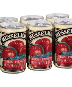 Musselman’s 100% Juice, Apple, 5.5 Fl Oz, 6 Count