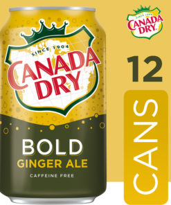 Canada Dry Bold Ginger Ale, 12 fl oz cans, 12 pack