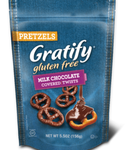 Gratify Gluten Free Milk Chocolate Covered Pretzel Twists, 5.5 Oz.