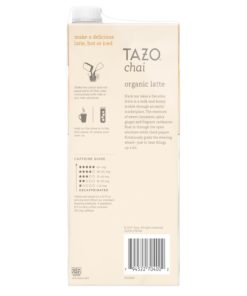 (3 Pack) Tazo Organic Chai Latte Black Tea Concentrate, 32 Fl Oz