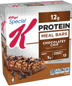 Kellogg’s Special K Protein Meal Bars Chocolatey Chip 9.5 Oz 6 Ct
