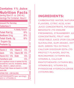 Sparkling Ice® Naturally Flavored Sparkling Water, Kiwi Strawberry 17 Fl Oz, (Pack of 12)