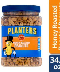 Planters Honey Roasted Peanuts, 34.5 oz Jar