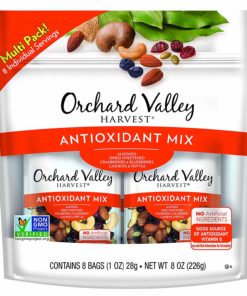 ORCHARD VALLEY HARVEST Antioxidant Mix, 1 oz (Pack of 8), Non-GMO, No Artificial Ingredients