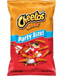 Cheetos Crunchy Cheese Flavored Snacks, Party Size, 15 oz Bag