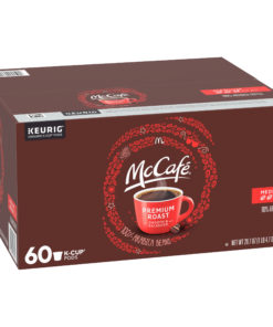McCafe Premium Roast Medium Coffee K-Cup Pods, 60 ct – 20.64 oz Box
