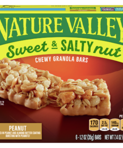 Nature Valley Sweet & Salty Nut Chewy Granola Bars, Peanut, 6 Ct, 7.4 Oz