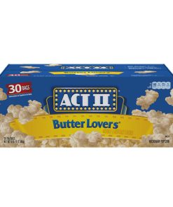 Product of Act II Butter Lovers Microwave Popcorn (3 oz., 30 bags) – Popcorn [Bulk Savings]