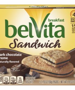 belVita Dark Chocolate Breakfast Biscuits, 5 Packs, 8.8 Oz.
