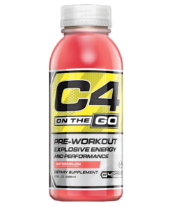 Cellucor C4 On The Go Pre Workout Energy Drink, Watermelon, 10 Fl Oz, 12 Ct