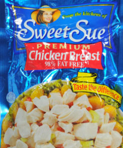 (2 Pack) SWEET SUE Chicken Breast, Gluten Free Snack, High Protein Snacks, 7oz Pouch