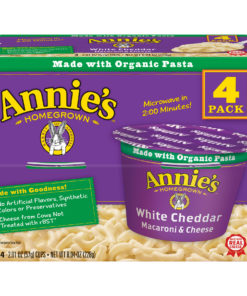 Annie’s White Cheddar Mac & Cheese, 4 ct, 8.04 oz
