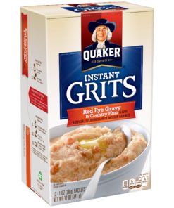 Quaker Instant Grits, Red Eye Gravy & Country Ham, 12 Packets