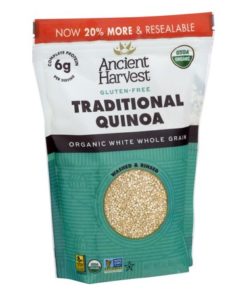 (3 Pack) Ancient Harvest Gluten-Free Traditional Quinoa Organic Grains, 12.0 OZ