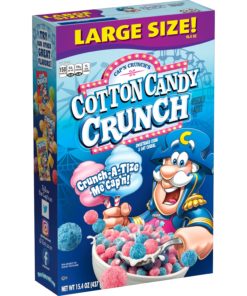 Cap’n Crunch Breakfast Cereal, Cotton Candy Crunch, 15.4 oz Box